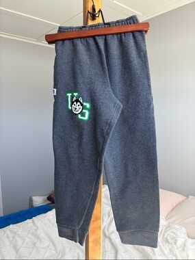 Russell Athletic Dark Gray Huskies Logo Joggers